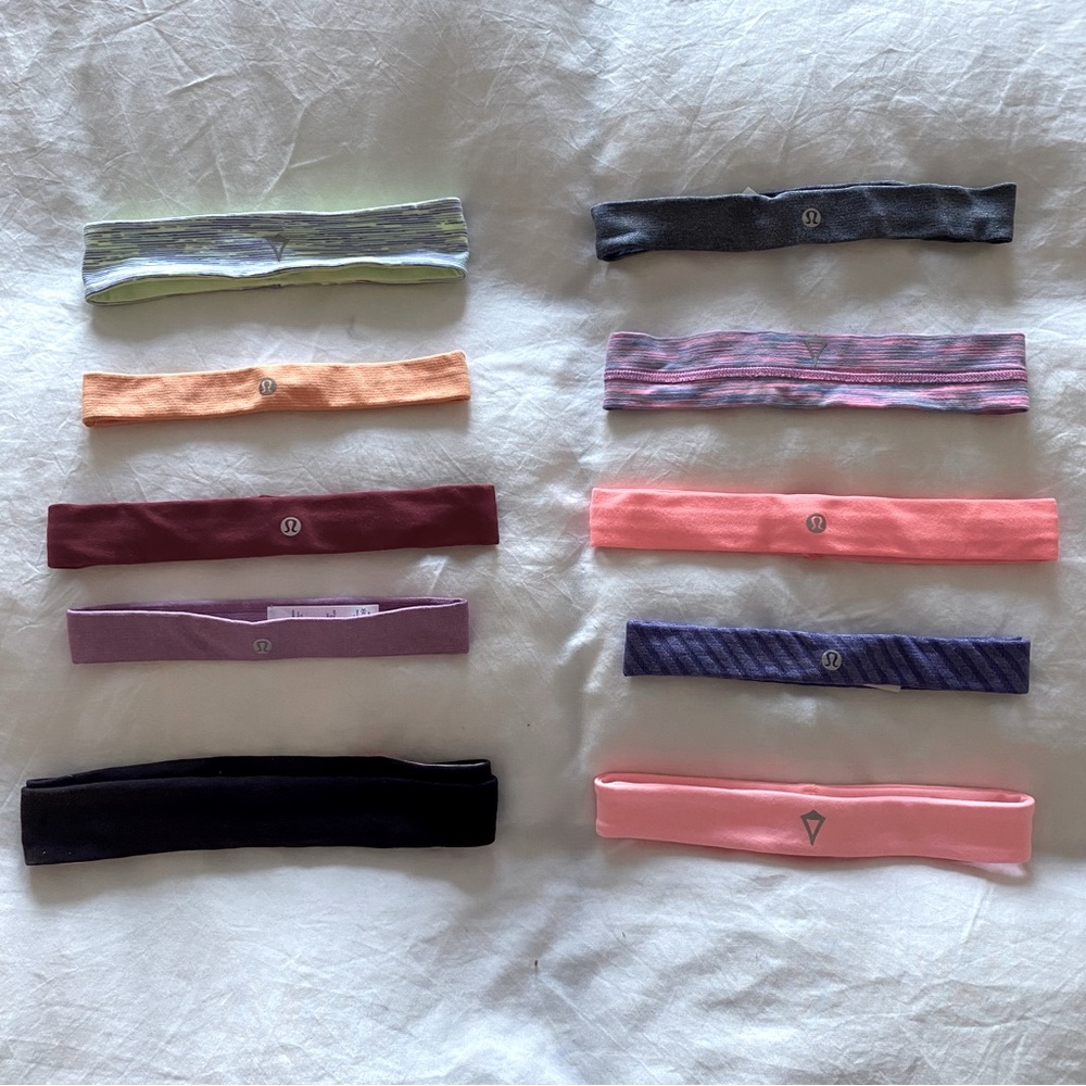 Lululemon and ivivva headbands